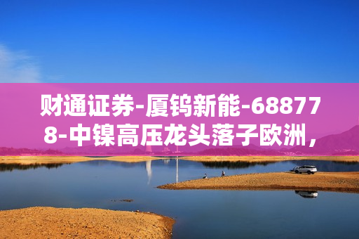 财通证券-厦钨新能-688778-中镍高压龙头落子欧洲，前瞻布局储氢材料-230811