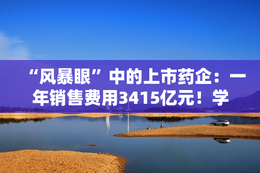 “风暴眼”中的上市药企：一年销售费用3415亿元！学术会议中藏着什么“花头精”? 第1张