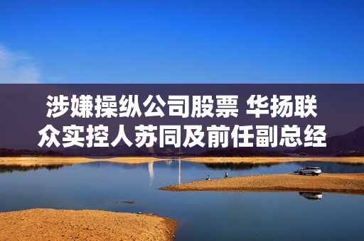 涉嫌操纵公司股票 华扬联众实控人苏同及前任副总经理被证监会共罚900万元及市场禁入 第1张