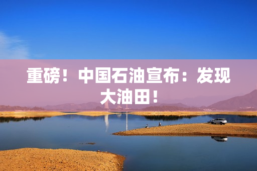 重磅！中国石油宣布：发现大油田！ 第1张