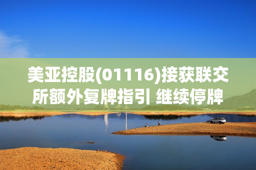 美亚控股(01116)接获联交所额外复牌指引 继续停牌 第1张