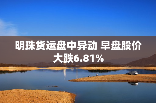 明珠货运盘中异动 早盘股价大跌6.81%