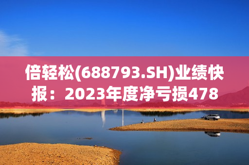 倍轻松(688793.SH)业绩快报：2023年度净亏损4789.86万元 第1张