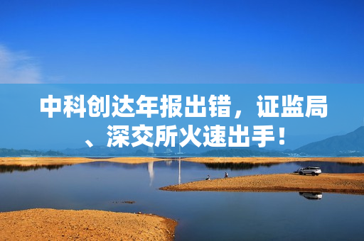 中科创达年报出错，证监局、深交所火速出手！ 第1张