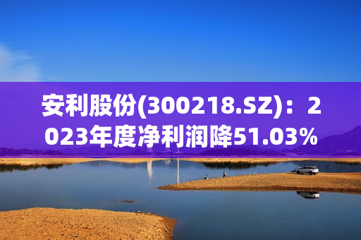 安利股份(300218.SZ)：2023年度净利润降51.03%至7082.38万元 拟10派1.3元 第1张