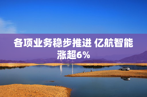 各项业务稳步推进 亿航智能涨超6%