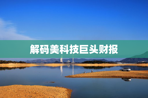 解码美科技巨头财报