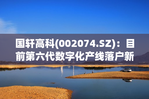国轩高科(002074.SZ)：目前第六代数字化产线落户新站标准电芯项目，公司也成立了数字AI工程院
