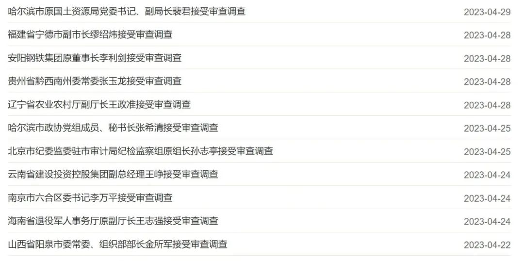 中央纪委国家监委，公开通报！3名中管干部、86名厅局级干部被查！ 第2张