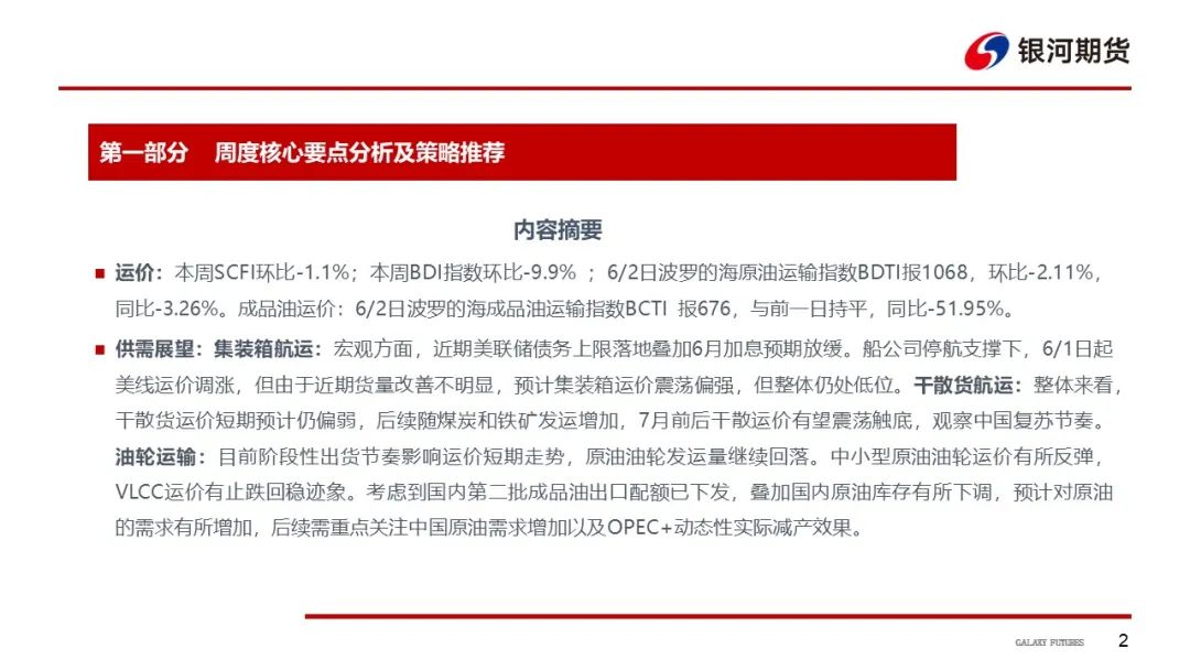 【航运周报】集运美西航线涨近2成，干散货发运依旧偏弱， 原油油轮运价下行、BDTI持续走弱 第3张