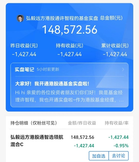 出手自购！基金经理“晒实盘” 第1张