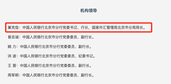 人民银行北京市分行行长人选落定 “70后”反洗钱局局长巢克俭履新 第1张